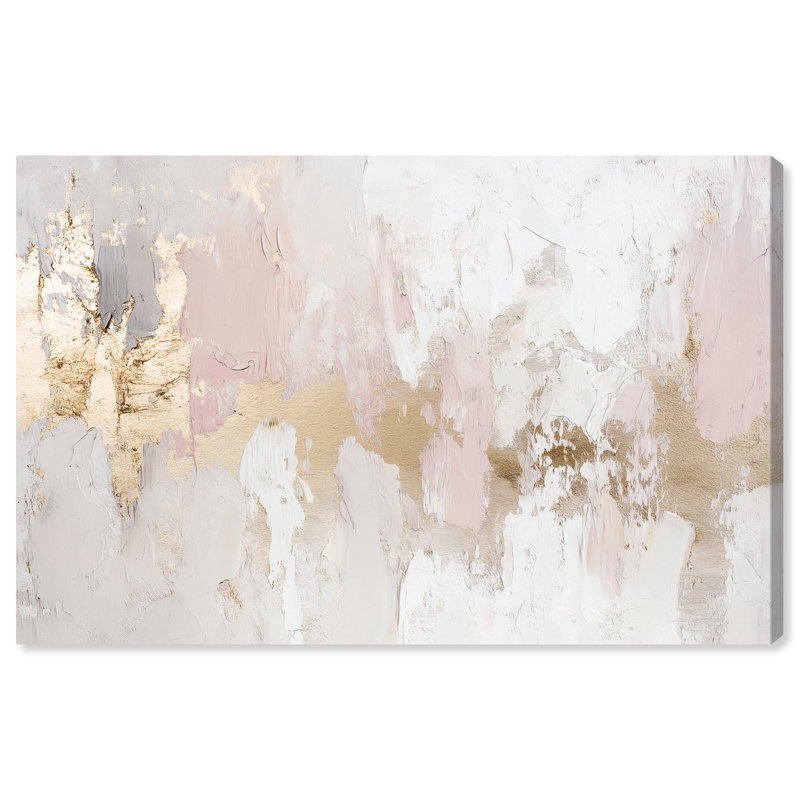 Rustic Elegance I Canvas Pastel Abstract Art by Art Remedy, 10" H x 15" W, Wrapped Canvas