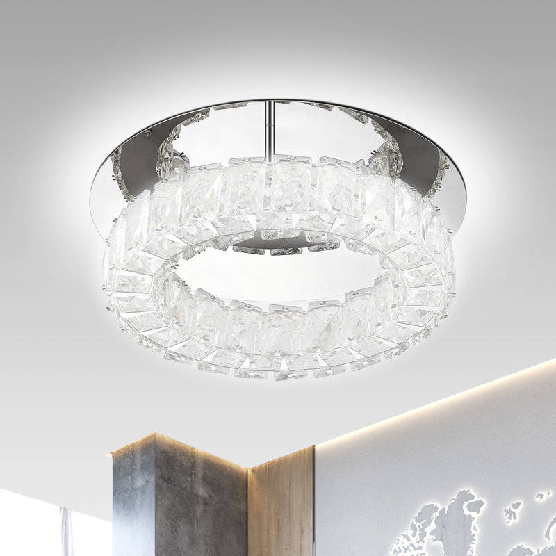 Crystal LED Flush Mount