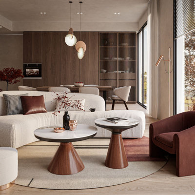 Merrisa Pedestal Coffee Table