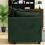 Canapé modulaire moderne symétrique, chenille, vert antique pour la maison