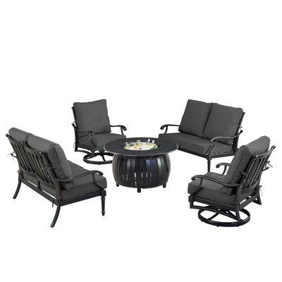 Pailynn Outdoor 6 - Piece Conversation Set