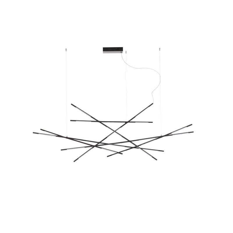 RACCIO 23 - Light Black LED Sputnik Pendant