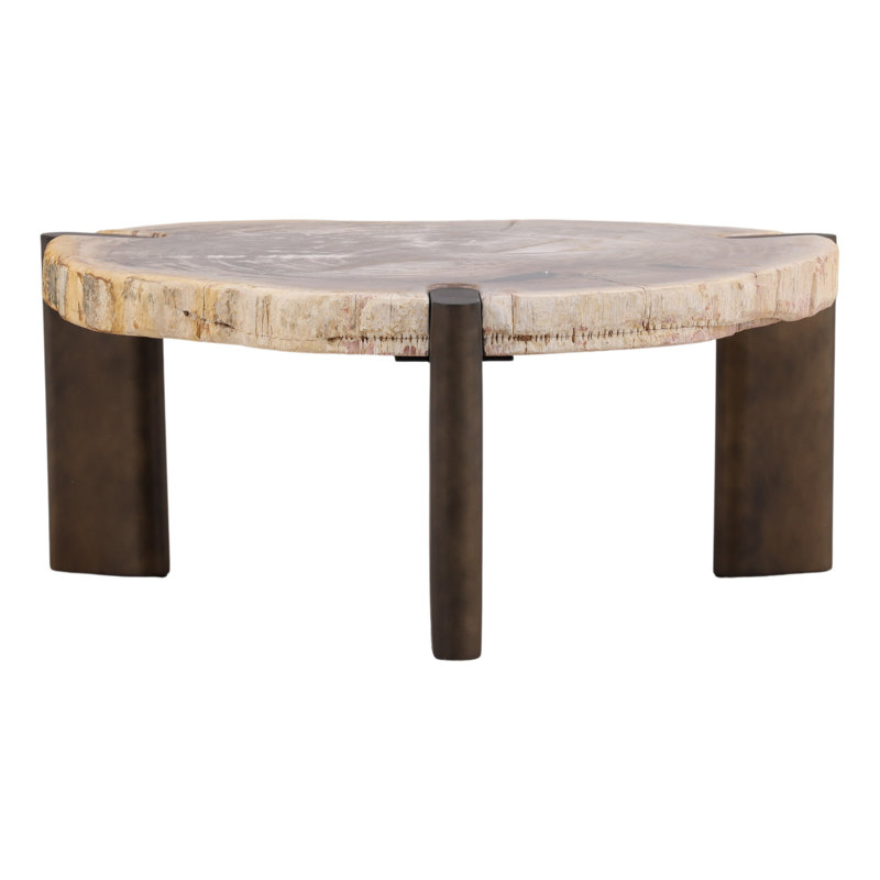 Table basse Sampson clair naturel, H 11,81 po x l 26,5 po x P 29,5 po