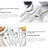 66-Piece Square Cutlery Set,Includes 6 Pieces Of Each Cutlery And Extra Serving Cutlery