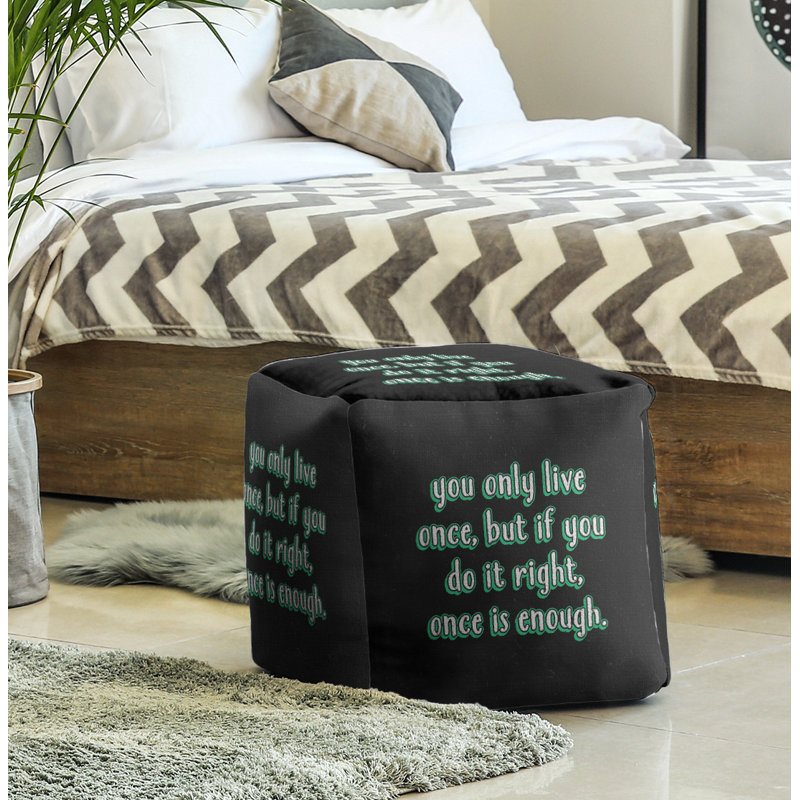 Repose-pieds cube, Vert