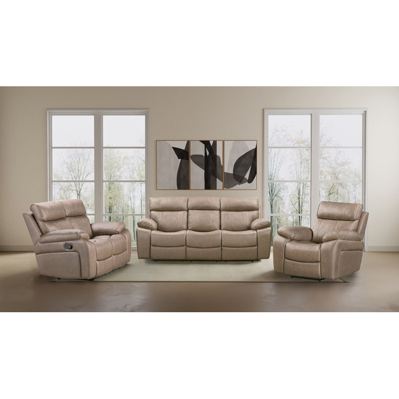 Causeuse et fauteuil inclinable manuel Arthur Abra