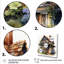 Corgi Doghouse Blooms - Art mural chien-975702502-975702503