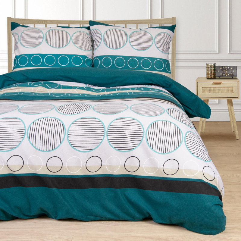 Cotton Duvet Cover Set with Pillow Shams