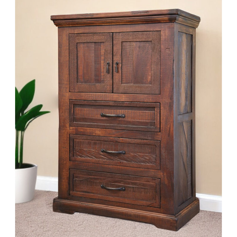 Commode 3 tiroirs 2 portes Ariana