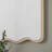 Solid Wood Wavy Mirror