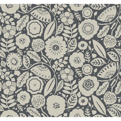 Camille Floral Wallpaper Roll