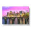 Manhattan From Brooklyn Bridge In Abstract - Wrapped Canvas-55310483