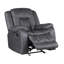 Fauteuil inclinable Olaf, similicuir moelleux-109470276-109470278