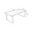 Burlywood Rectangular Solid Wood Dining Table-1132198528