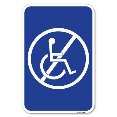 Aucun symbole de handicap / 23846