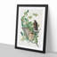 Brown-Winged Hawk by John James Audubon - Picture Frame Art Print-55513109-55513112