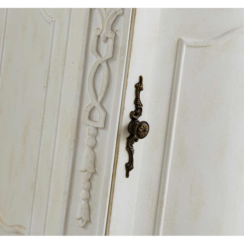 Ensemble de meuble-lavabo simple 21 po Lunette, Blanc antique, Blanc Ivoire