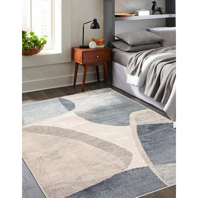 Tapis beige Gem, Rectangulaire 8 pi x 10 pi