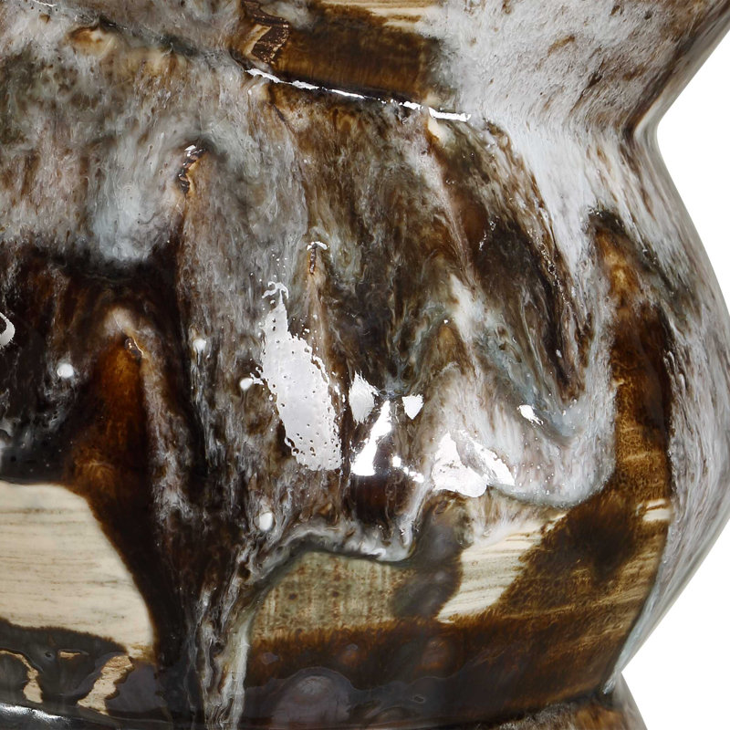 Uttermost Cuoco Mottled Brown Table Lamp