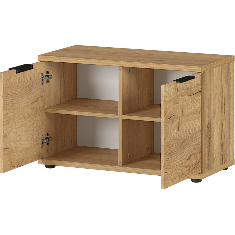 Foote 8 Pair Shoe Storage Cabinet