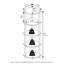 Nolawi 29.46cm W Plastic Storage Rack