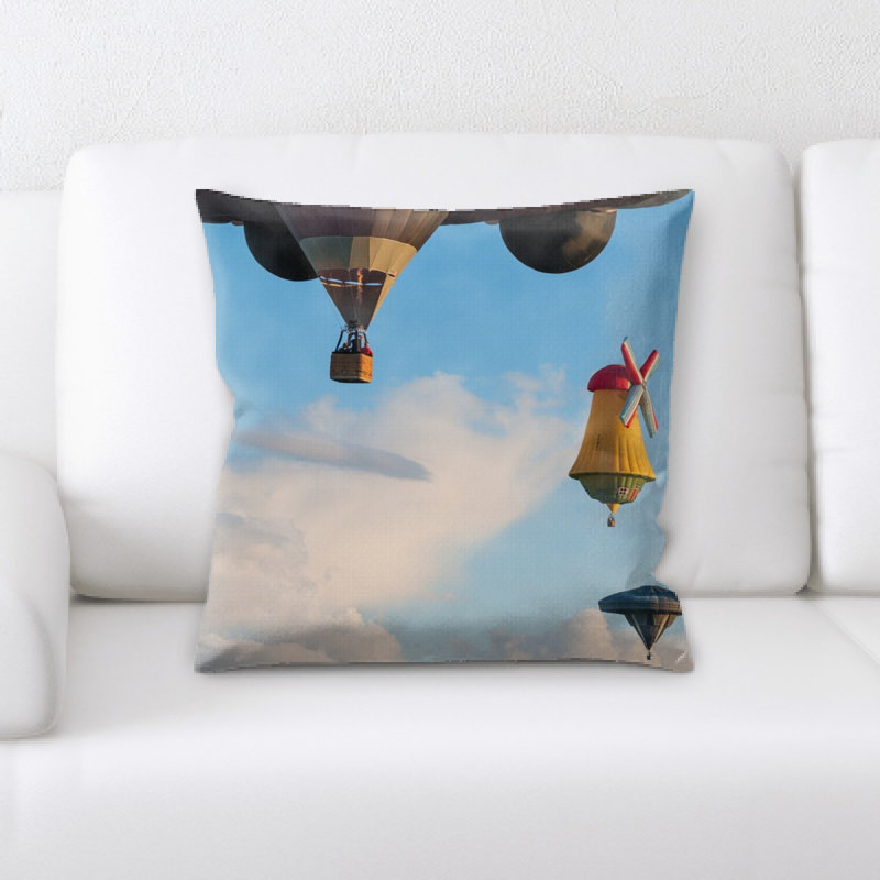 Microsuede Reversible Throw Pillow