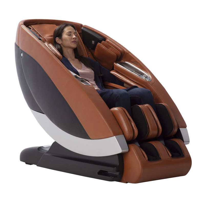 Fauteuil de massage à gravité zéro Super Novo, Similicuir selle