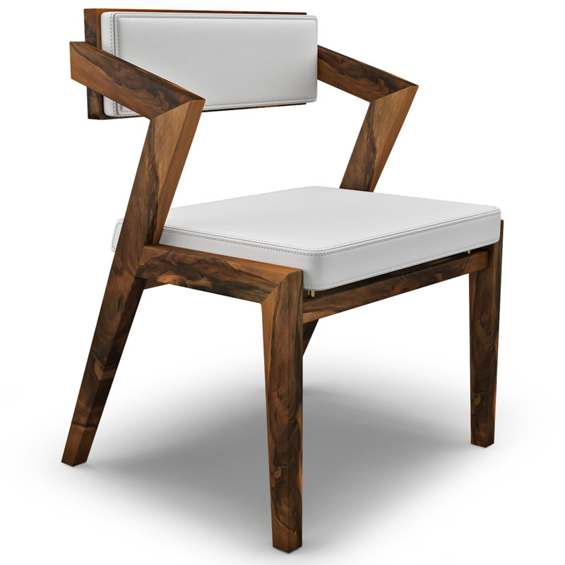 Fauteuil en cuir, Blanc, 10 Pieces