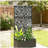 Trellis Planter,Efficient Drainage Planter Box,Spacious Metal Planter Box
