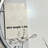 48*24in LED bathroom mirror, corrosion-resistant, three-color dimmable, backlit mirror with one-touch demist function