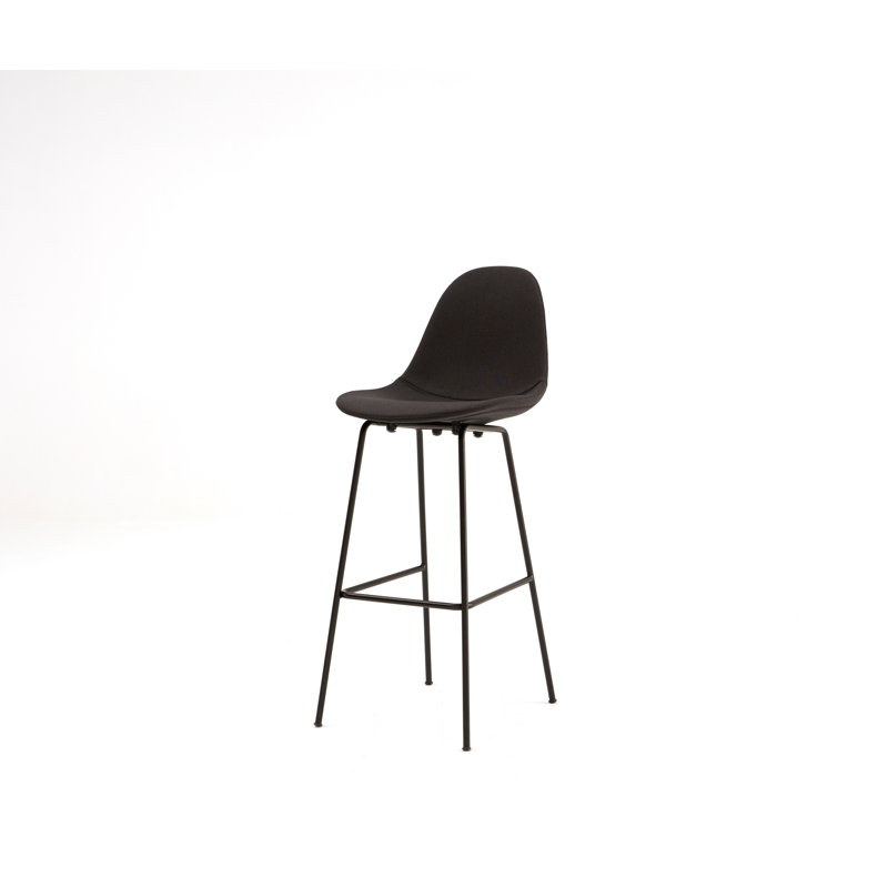 Tabouret de bar et de comptoir TA, Noir, Hauteur de bar (hauteur de siège 29,5 pi), Noir