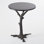White Faux Bois Side Table