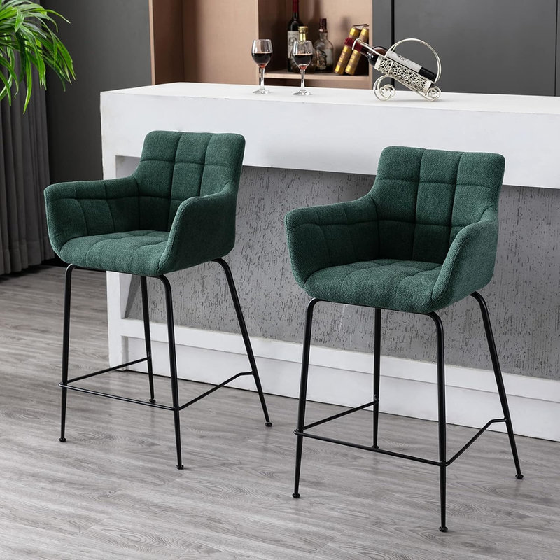 Joutel Counter Stool, Green / Green