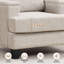 Fauteuil rembourré avec rangement intérieur pour accoudoirs-448415066
