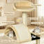 Cat Tree Kitten Activity Centre with Sisal Scratching Post & Hanging Toy Ball-2031009153