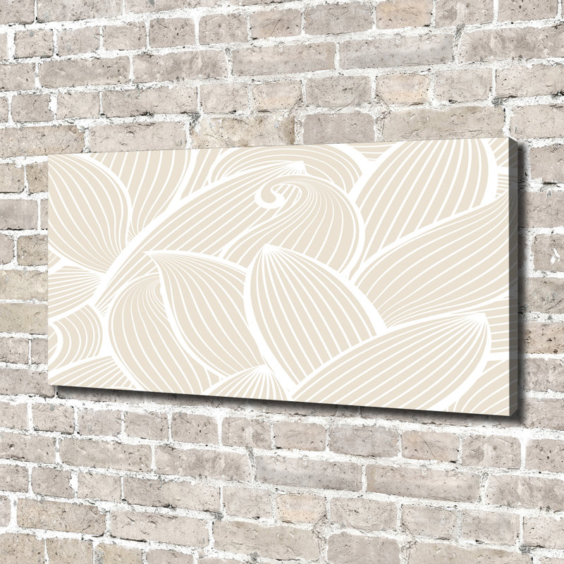 Leaves Pattern - Wrapped Canvas Print