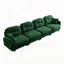 Canapé modulaire en chenille 4 places avec 2 coussins-116784243