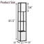 Lampe sur pied colonne 61,5 po Mikyle