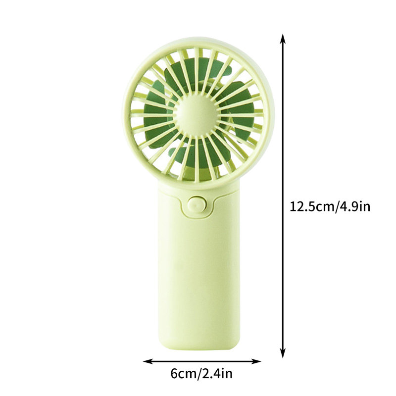 Petit ventilateur à main kbndieu 2024, Green
