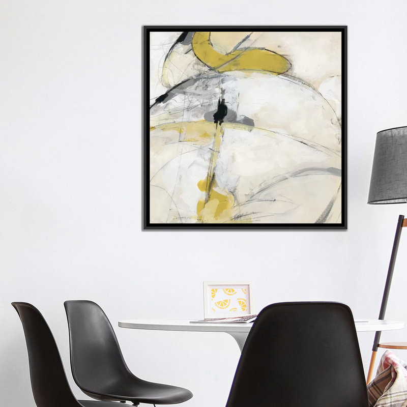 « trajectory i », impression sur toile, H 37 po x l 37 po x P 1,5 po, Toile encadrée noire, Pas de tapis