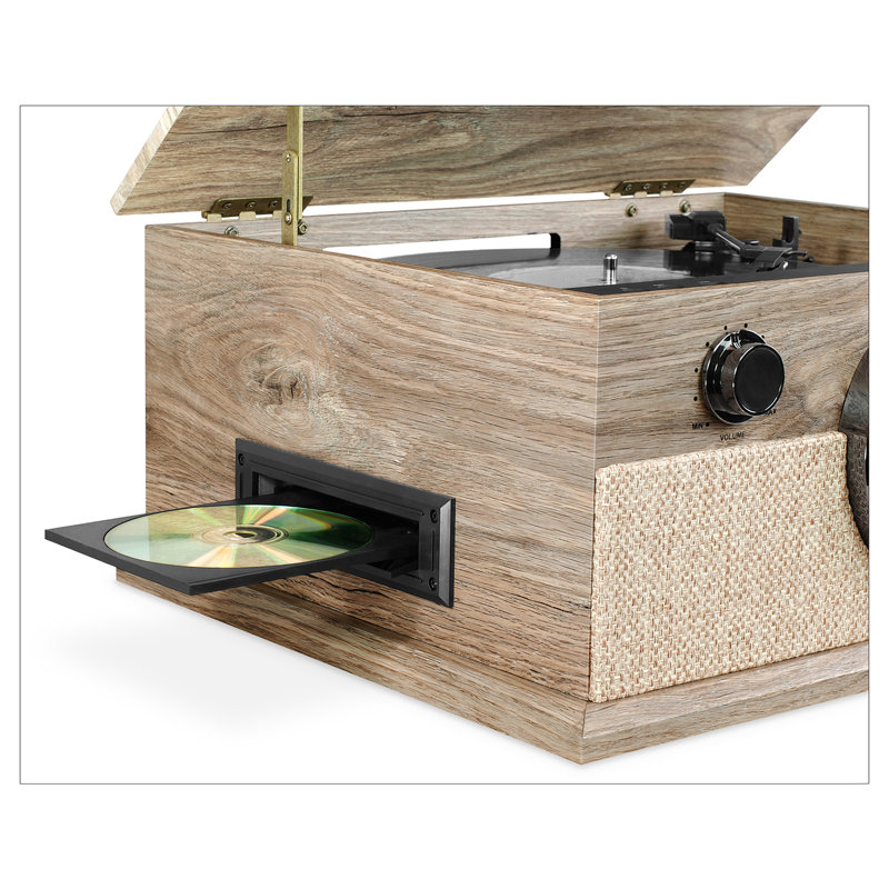 6-in-1 Brookline Bluetooth Decorative Record Player