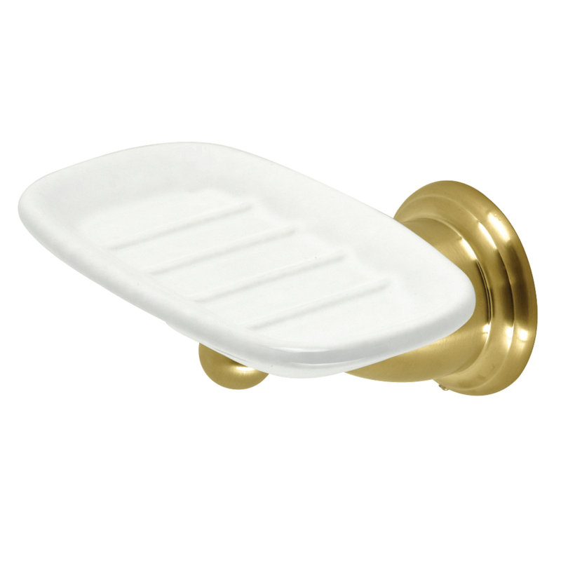 Soap Dish, Brushed Brass