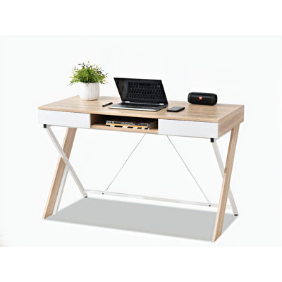 Dawni Metal Base Writing Desk
