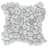 Hydra Seaglass 11.81 W x 11.81 L Frosted Glass Mosaic Tile-91584354