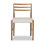 Lindyn Cotton Oak Dining Chair