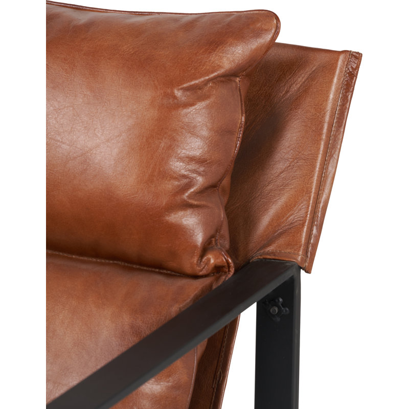 Upholstered Accent Chair, Vintage Brown
