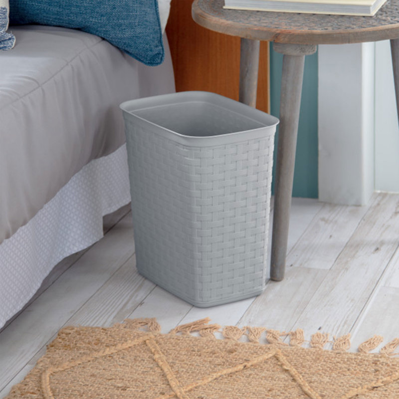 Corbeille pour déchets en plastique 3,4 gallons