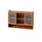 35.4"Retro 2 Door Sliding Cabinet Three Layers-1894635526