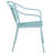Chanea Curved Back Steel Patio Arm Chair-1554227617