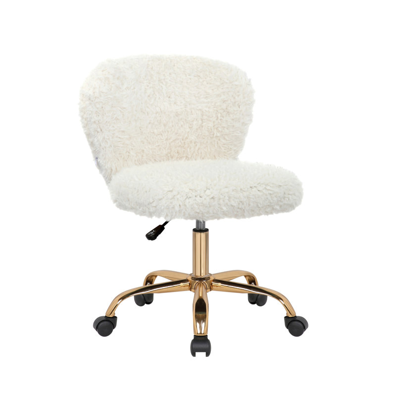 Polyester Blend Task Chair, Cream